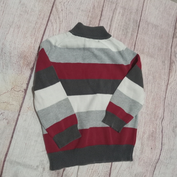 Cherokee half-zip color-block sweater size 3T - Picture 3 of 6